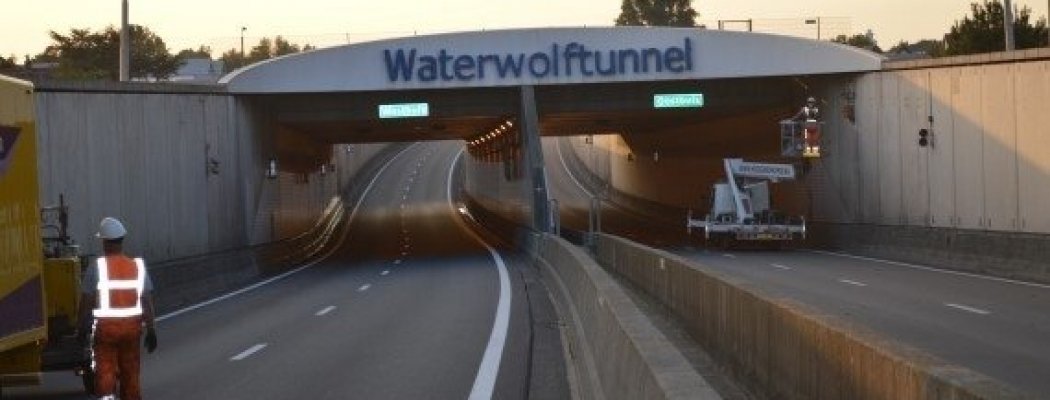 Nachtafsluiting Waterwolftunnel N201 van 11 - 13 november
