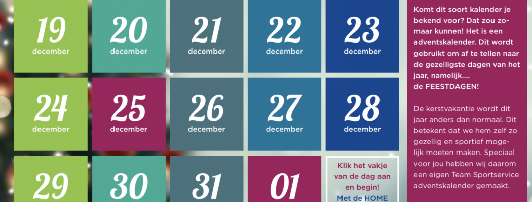 Interactieve adventkalender voor de kids