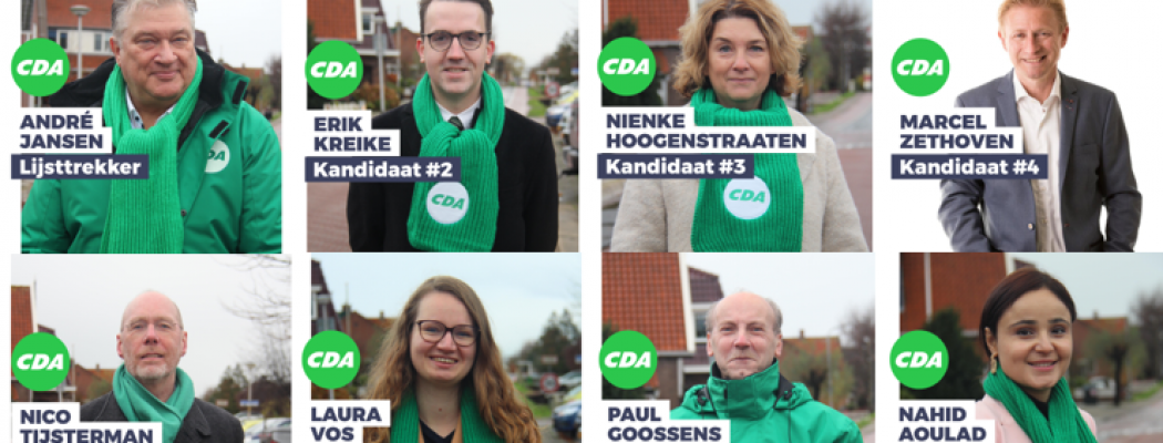 Oude bekenden en frisse blikken op kandidatenlijst CDA Uithoorn-De Kwakel GR2022