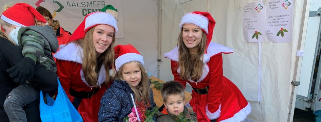 Zaterdag Wintermarkt in Aalsmeer Centrum