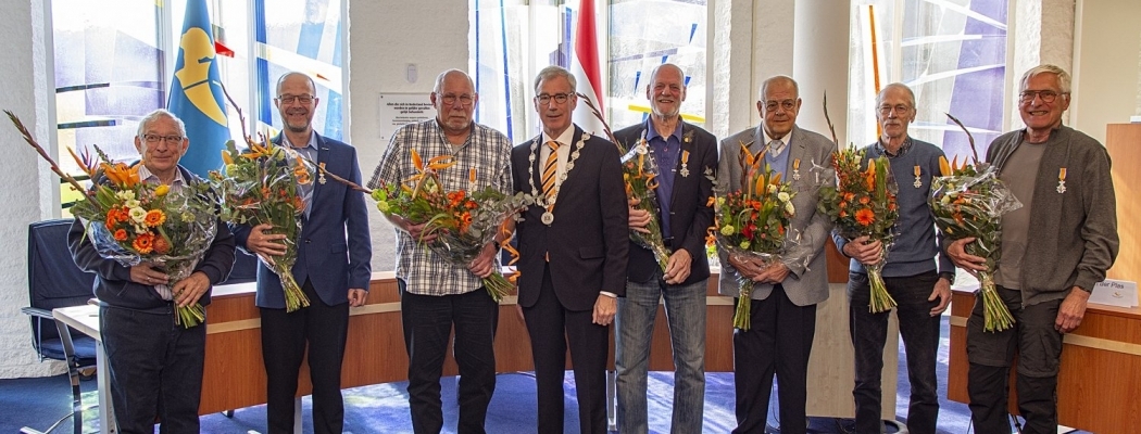 Zeven personen Koninklijk onderscheiden in Uithoorn/De Kwakel