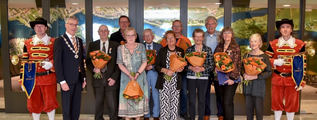 Tien personen Koninklijk onderscheiden in Uithoorn/De Kwakel