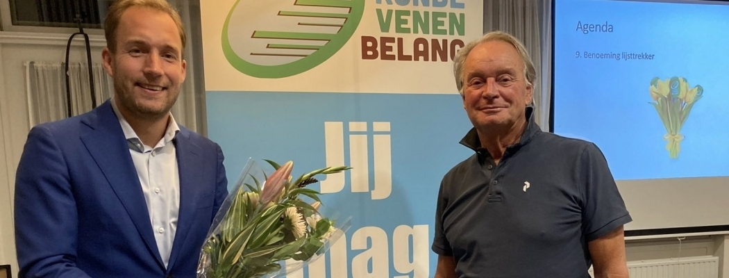 Maarten van der Greft lijsttrekker Ronde Venen Belang