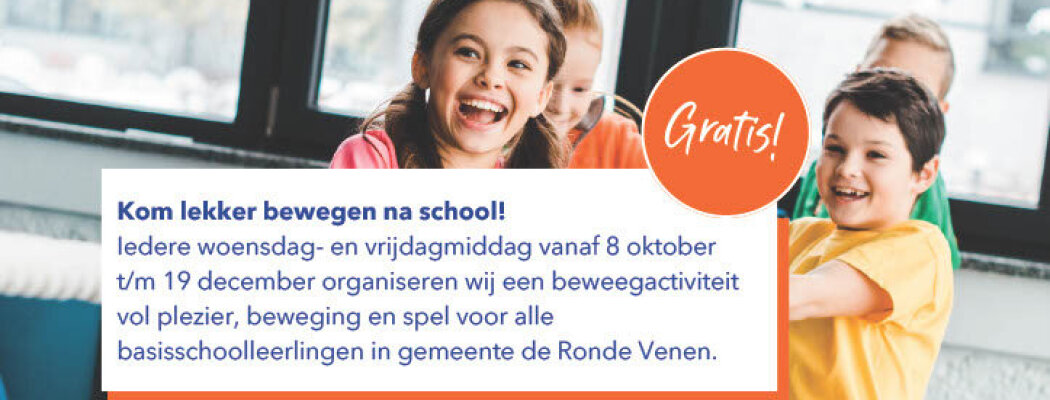 Naschools beweegaanbod voor basisschooljeugd in De Ronde Venen