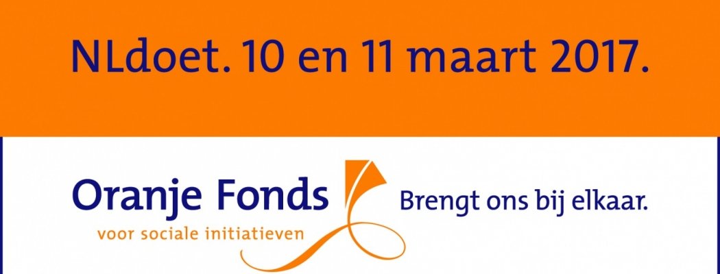 Zet in uw agenda: NL doet op vrijdag 10 en zaterdag 11 maart 2017