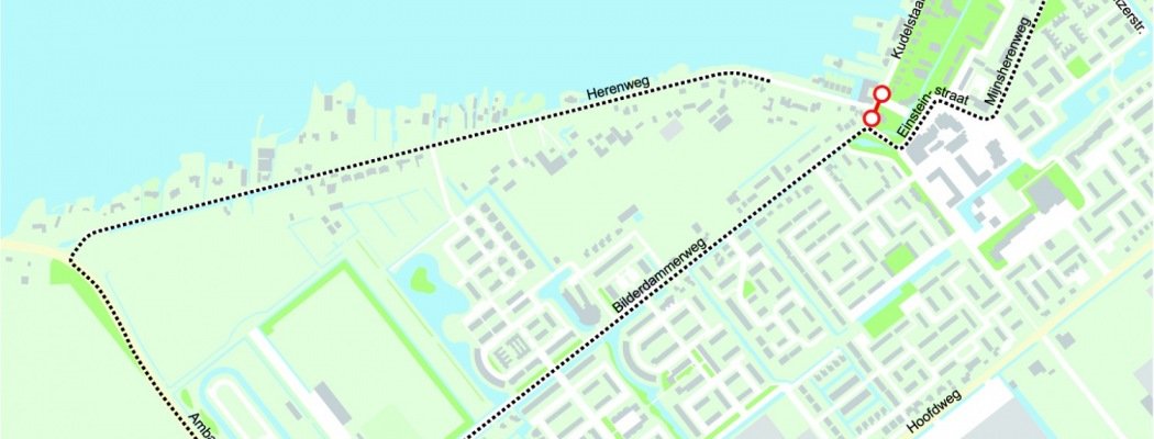 Kruising Kudelstaartseweg/Herenweg tijdelijk afgesloten