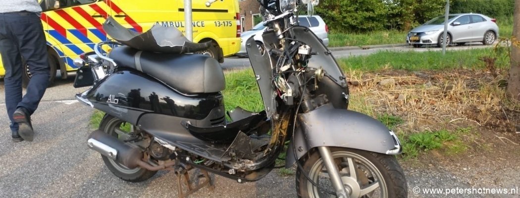Gewonde bij ongeluk scooter in Aalsmeer