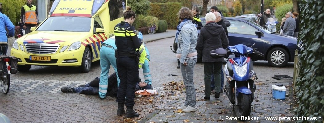 Scooterrijder gewond bij ongeluk Mijdrecht