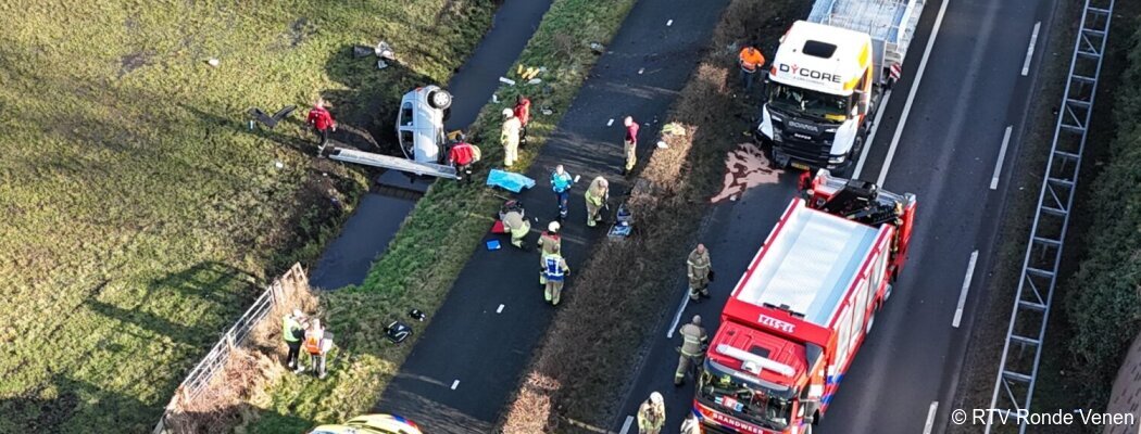 Ernstig ongeluk N201 Vinkeveen