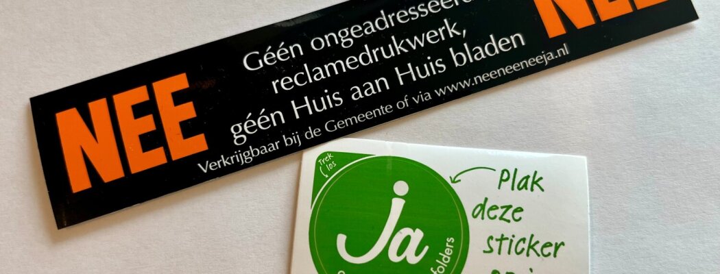 Geen ongeadresseerd reclamedrukwerk meer in brievenbus
