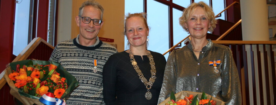 Koninklijke onderscheiding voor Willem Jan Ruizendaal en Astrid Wintershoven