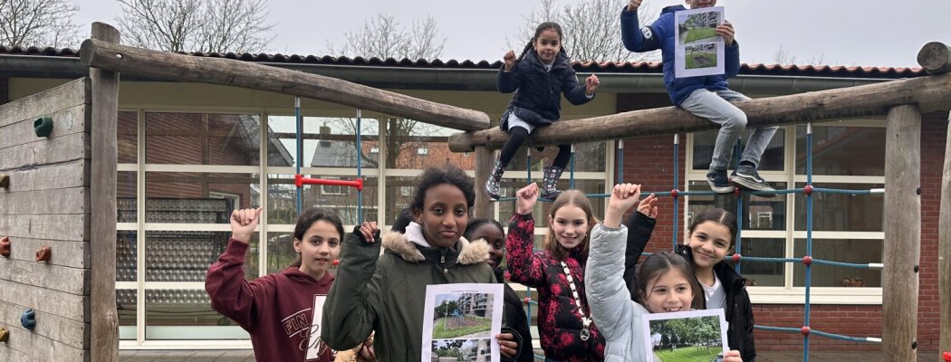 Buurtkinderen op buurtsafari om speelplekken in Proostdijland te verbeteren