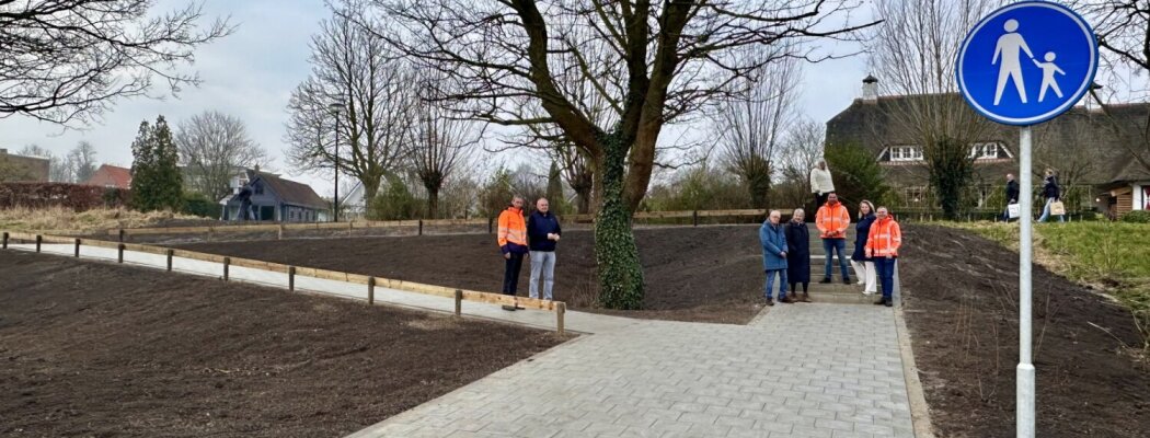 Veilige ontsluiting voor nieuwbouwwijk Aan het Spoor door trap en hellingbaan