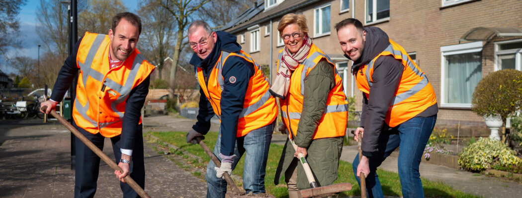 Gemeente De Ronde Venen doet mee met NK Tegelwippen