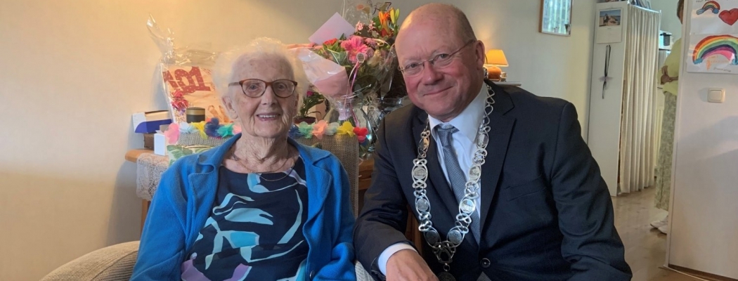 Felicitaties voor 101-jarige Corrie de Dood