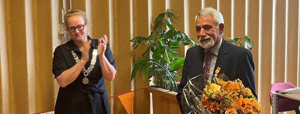 Koninklijke onderscheiding voor Abcoudenaar Tamim Wakil
