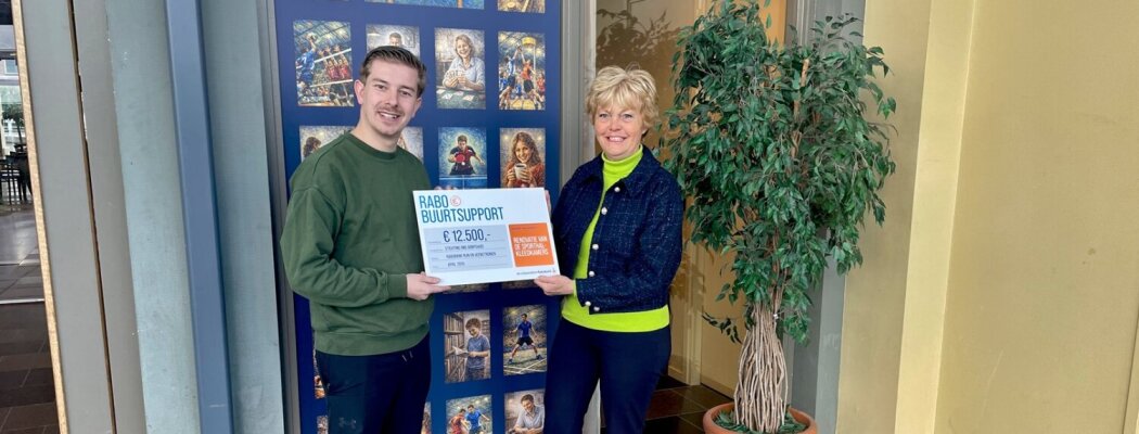 Rabobank schenkt € 12.500 aan Dorpshuis De Boei voor renovatie kleedkamers