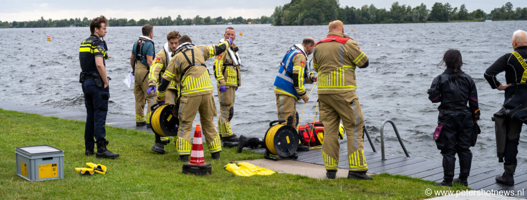 Hulpdiensten rukken massaal uit voor mogelijke duiker in nood Vinkeveense Plassen