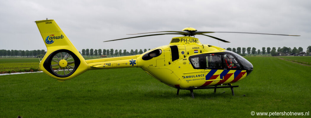 Traumahelikopter landt bij kinderdagverblijf Mijdrecht