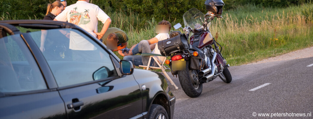 Motorrijder gewond bij ongeluk Amstelkade Wilnis