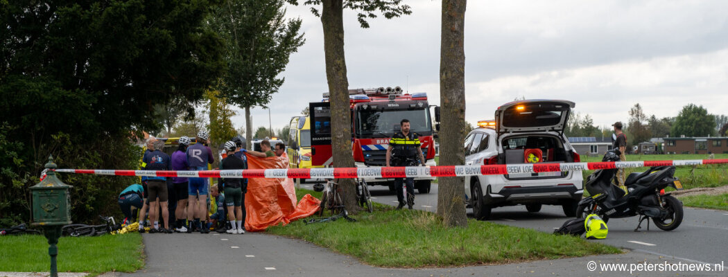 Wielrenner gereanimeerd op Bovendijk Wilnis