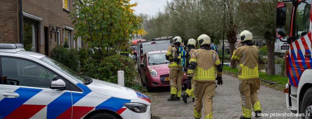 Brandweer Wilnis in actie voor rook van lekdetectie