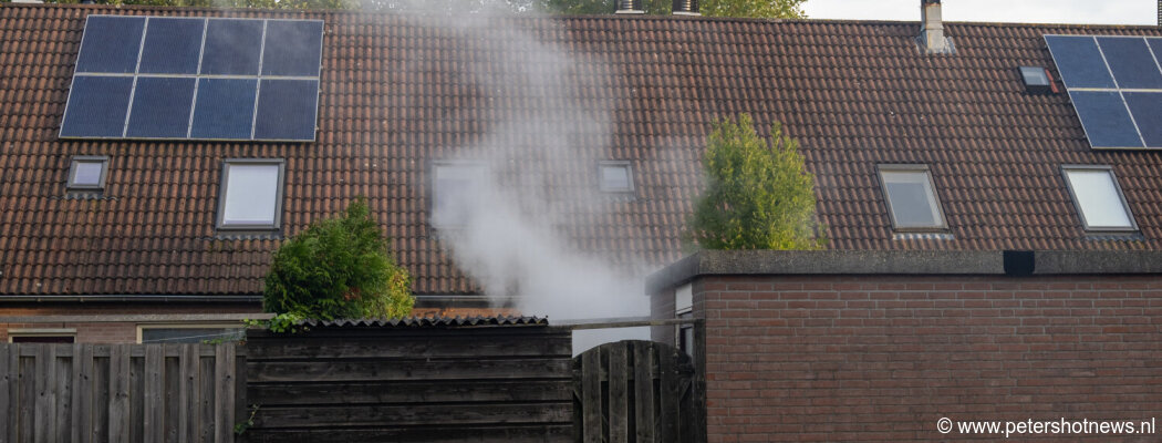 Brand in achtertuin woning Mijdrecht