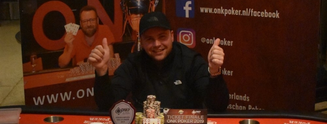 Kenneth Postema is Pokerkampioen van Aalsmeer