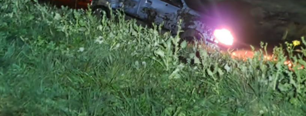 Auto te water in Kockengen