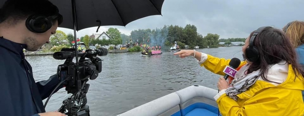 Herhaling van de Pramenrace op TV Aalsmeer