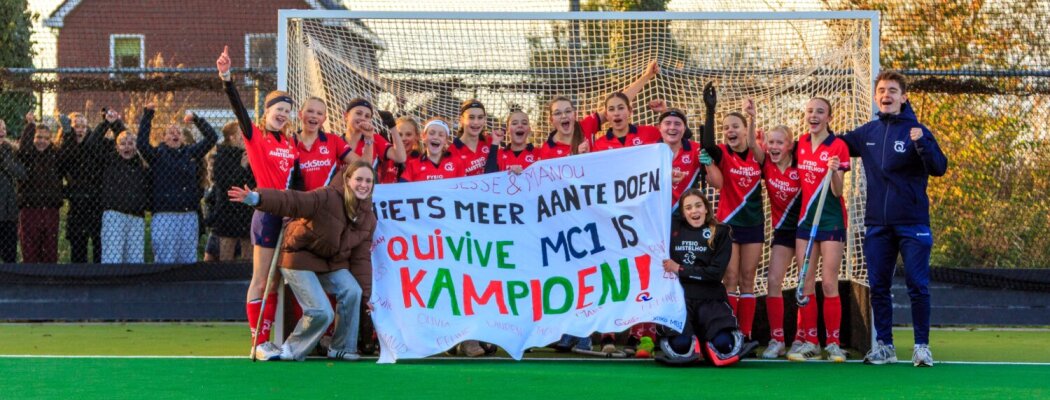 Qui Vive MO14-1 overtuigend en ongeslagen kampioen