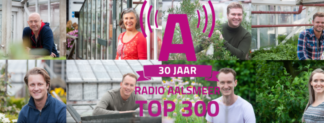 Jubileumweekend Radio Aalsmeer staat voor de deur met Top300