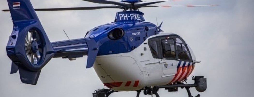 Verdachte man met behulp van politiehelikopter aangehouden in Uithoorn