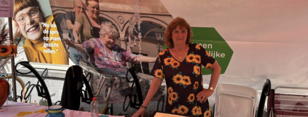 Zonnebloem afdeling Mijdrecht op de jaarmarkt