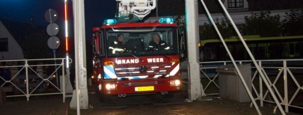 Schoorsteenbrand in Baambrugge