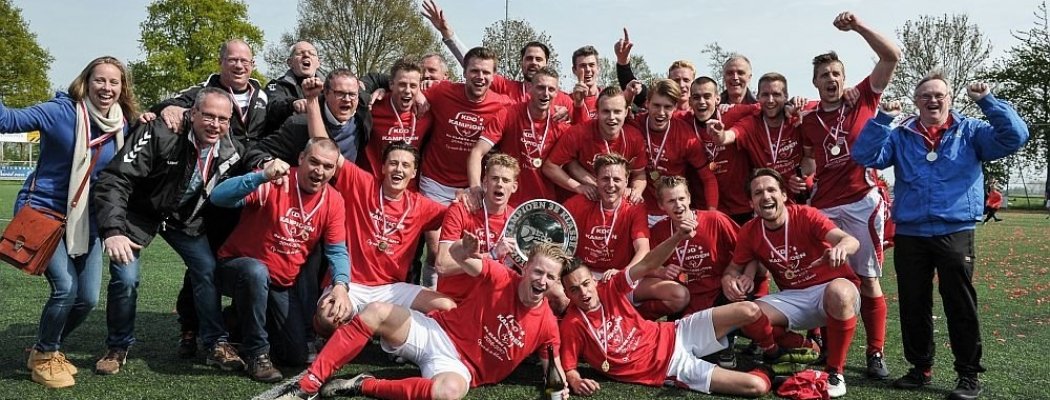 KDO ondanks nipte nederlaag kampioen in de 3e klasse A