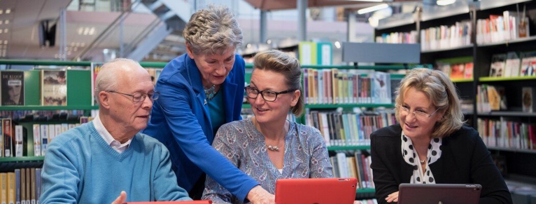Hulp bij internetbankieren tijdens het digitaal spreekuur