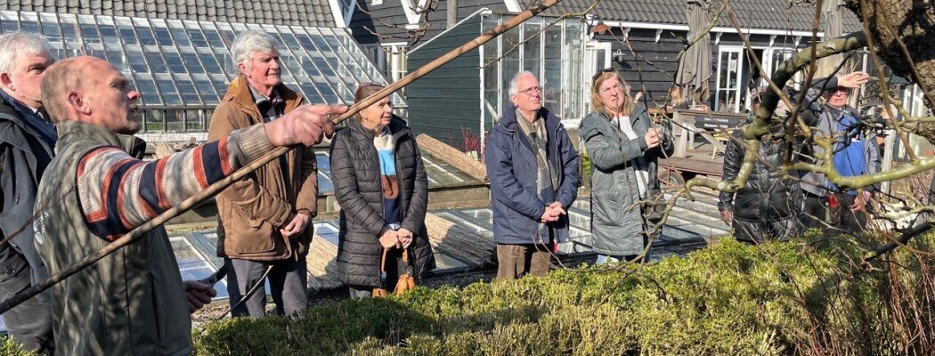 Snoeien, wandelen en film kijken op Historische Tuin