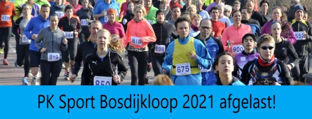 PK Sport Bosdijkloop 2021 afgelast