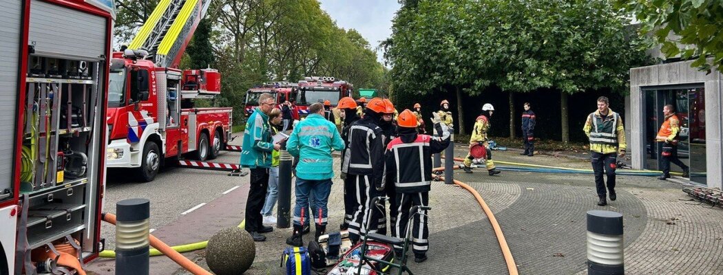 Grote interregionale jeugdbrandweeroefening in Mijdrecht