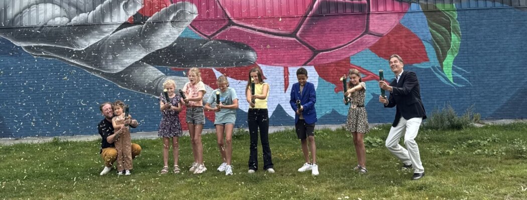 Aalsmeer onthult eerste muurschildering