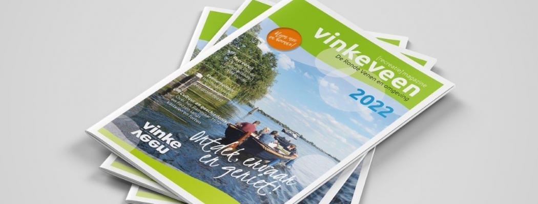 Het nieuwe recreatiemagazine Vinkeveen en omgeving is er weer