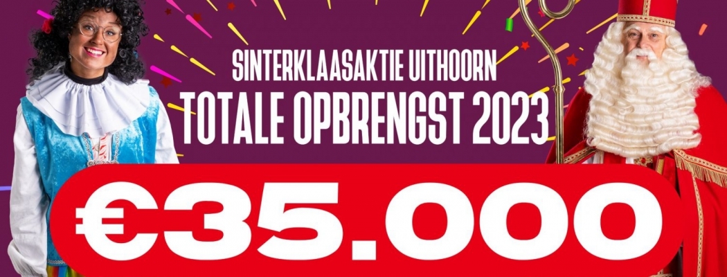 Een Magische Afsluiting van de Sinterklaasperiode: 35.000 Euro Opgehaald voor het Goede Doel