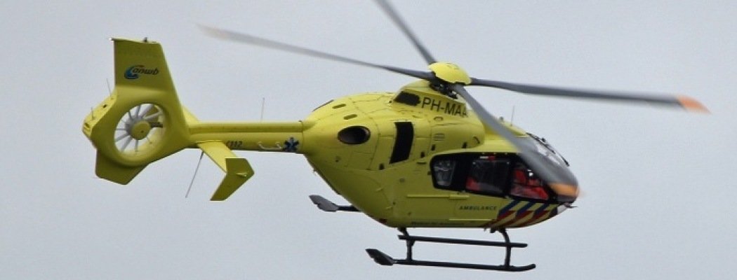 [FOTO'S] Traumahelikopter in Aalsmeer