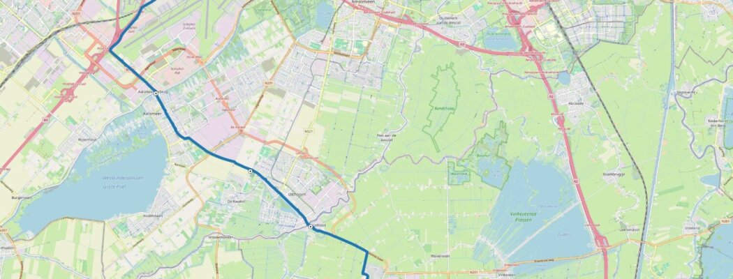 Geef uw mening over de fietsroute Mijdrecht - Uithoorn - Schiphol