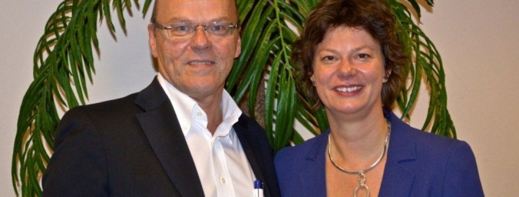 Lijsttrekkerduo Ernst Schreurs en Erika Spil