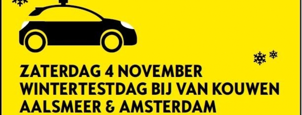 Zaterdag 4 november is het Wintertestdag bij Opel Van Kouwen