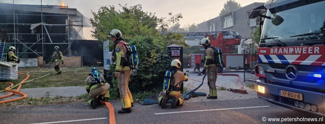 Grote brand op Vinkenkade Vinkeveen