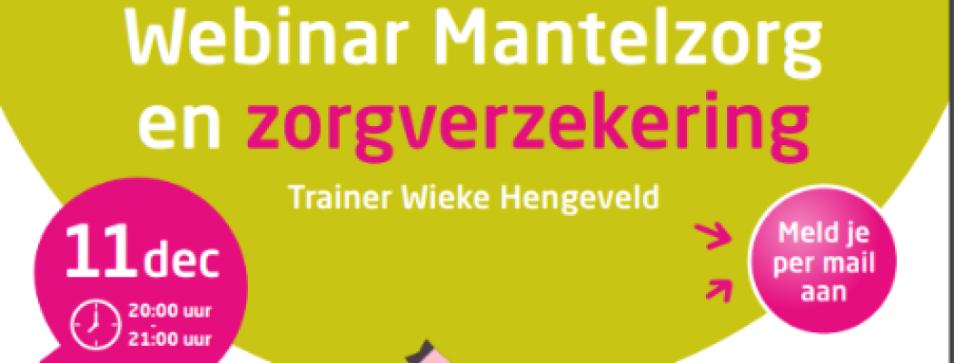 Webinar: Mantelzorg en zorgverzekering