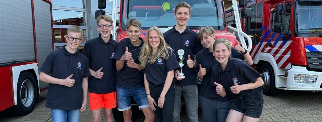 Jeugdbrandweer Vinkeveen wint kwartfinale wedstrijd